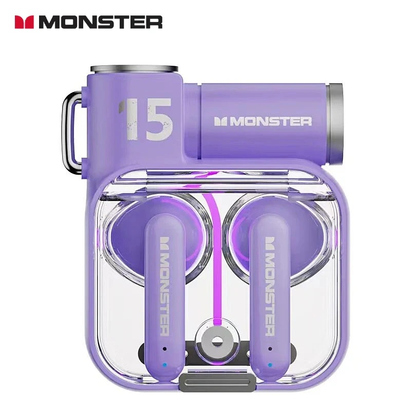 AUDIFONOS MONSTER XKT15 PURPURA